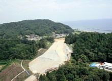 「国道6号バイパス犬松沢地区道路改良工事」写真